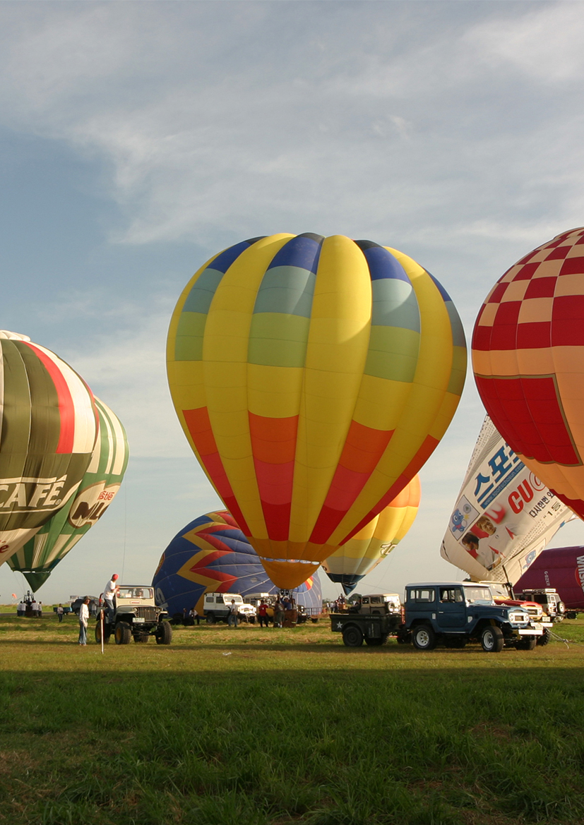 Heißluft Ballonfahren