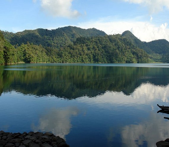 Die Seen Danao und Balinsasayao