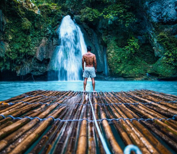 Der Kawasan Wasserfall