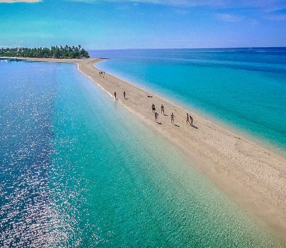 Die kleine Insel Kalanggaman