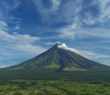 Mayon Vulkan