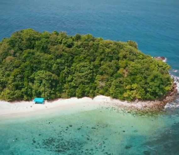 Die Pandan Insel