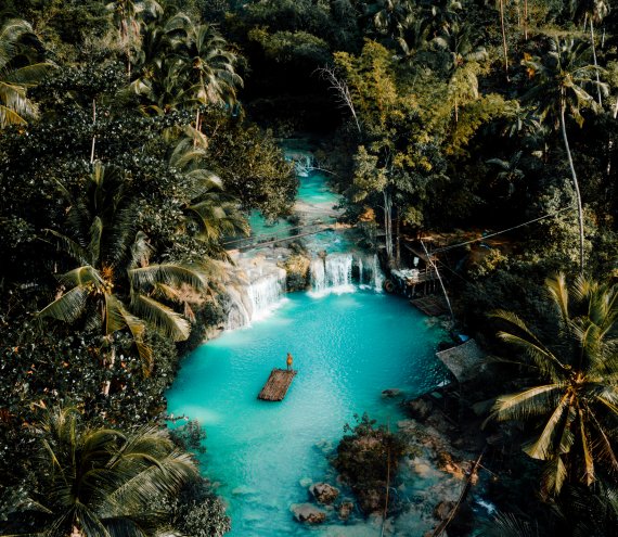 Der Cambugahay Wasserfall